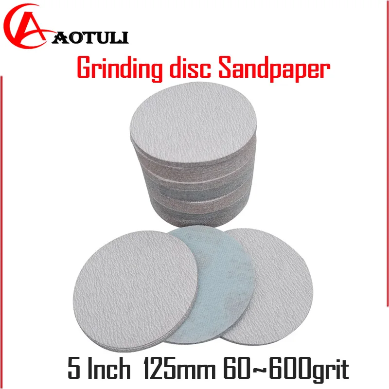 30 pcs Sanding disc Grinding Disc Hook and loop Round Sandpaper 5 In 125mm for Festool/MIRKA/3M ect sander Polishing Sheet