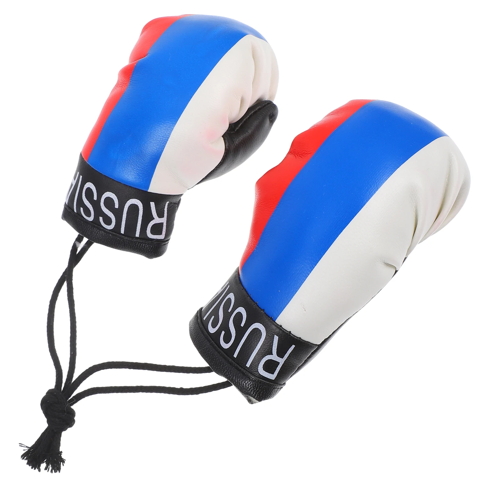 

2pcs Boxing Keychain Mini Punching Gloves Car Rearview Mirror Ornament Decor Charm Car Accessories Holiday Decoration