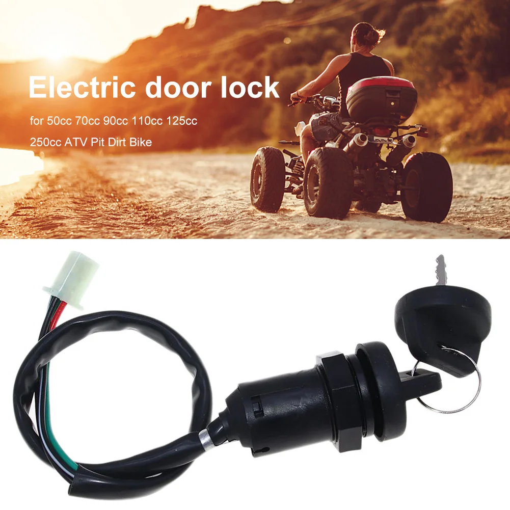 Motorcycle Ignition Switch Key Motorcycle Replacement Parts Ignition Key Switch for 50cc 70cc 90cc 110cc 125cc 250cc ATV