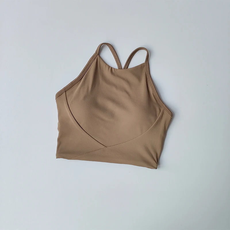 Summer Sports Underwear Women\'s Fitness Running Camisole Shockproof and Sagging Sexy Beauty Back Yoga Bra Quick Drying