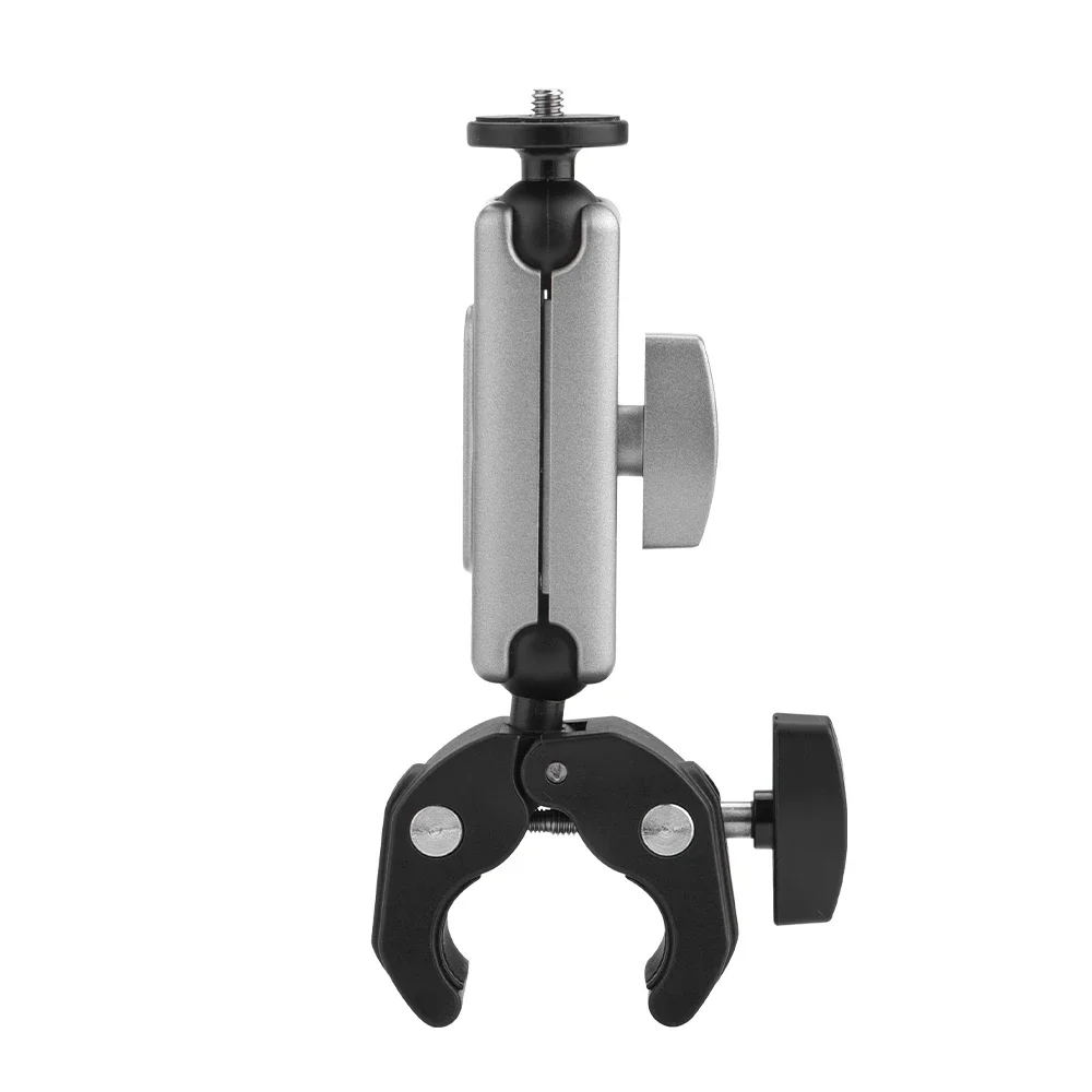 

Cycling Motorcycle Clip for Action 5 Pro/GoPro 13 12 11/Pocket 3 Handlebar Mount 360° Rotation Anti-shake Camera Accessory