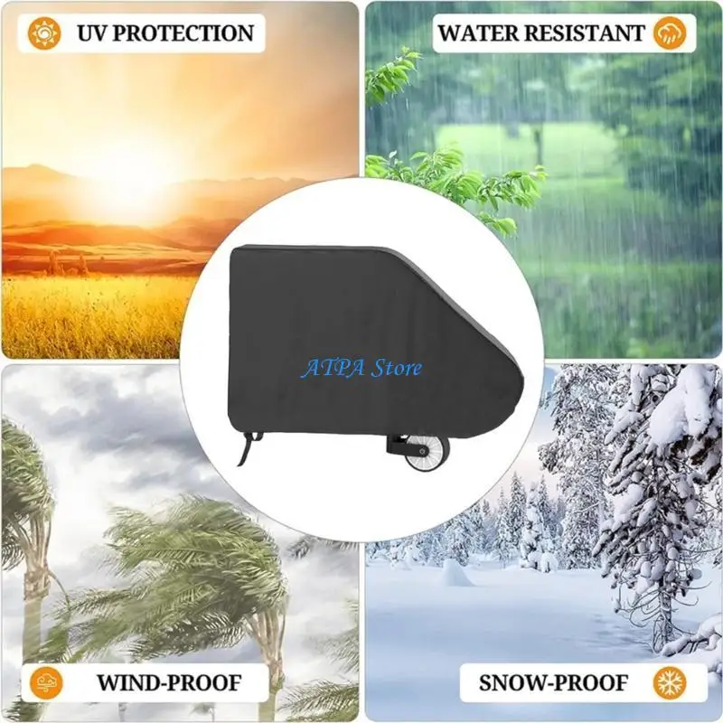 U13C Caravans Trailer Tow Hitch Drawbar Cover Fully Waterproof Tow Bar Protect Cover