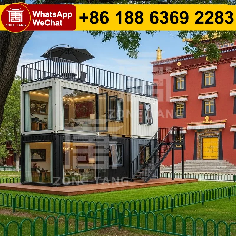 

Cost Effective Personal Office Manufactured Homes Flat Pack Home Shipping Container Homes For Sale Thermal Insulation Fireproof