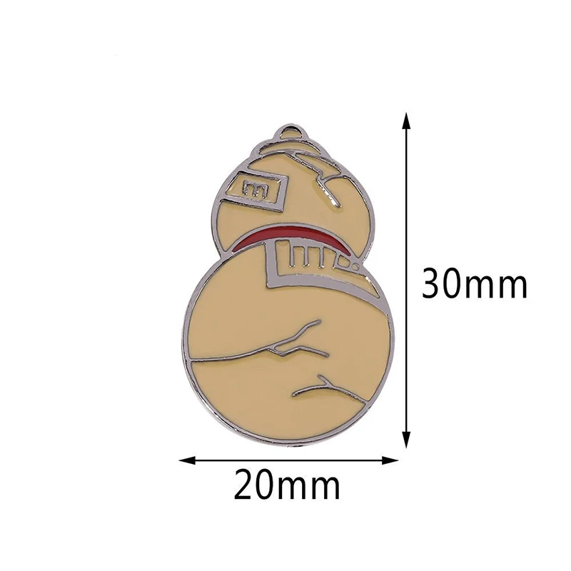 Anime Naruto Emaille-Anstecker Akatsuki Roter Wolken-Sharingan Symbol des Dorfes der Blätter Metall-Brosche Abzeichen Rucksack-Reversnadel Sammlerstücke Geschenke – Detail 5