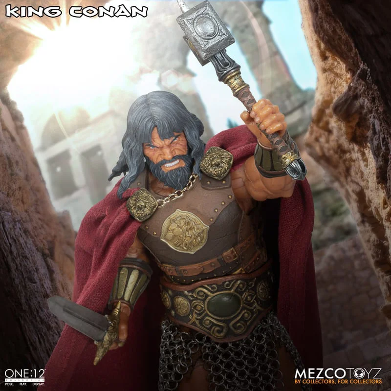 Original Mezco Toyota König Conan auf Lager Anime Action Collection Figuren Modell Spielzeug