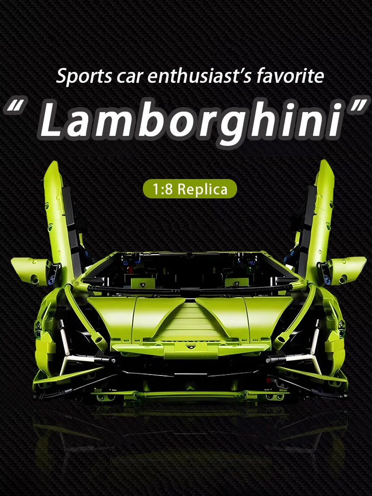 

Building Block Toys; Sports Car; Lambo; Racing Car; Assembly Toys; Integrated Interaction; Birthday Gift; Car Model