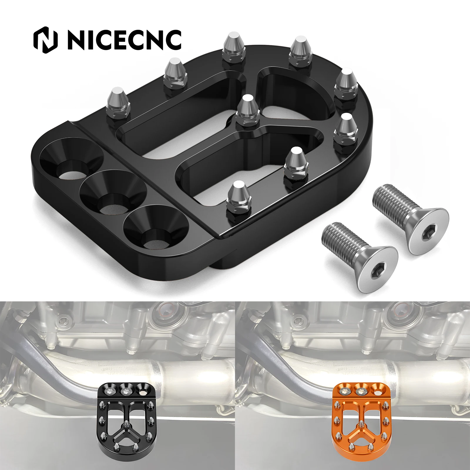 

For 2022-2025 Husqvarna Norden 901 Motorcycle Brake Lever Tip Extension Pad for Husqvarna 701 Enduro 701 Supermoto 2016-2023