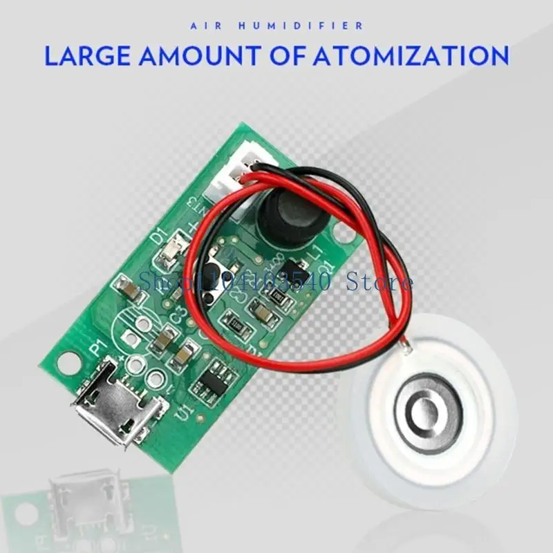 02dc 20mm 1.5-3W Mistrici ultrasuoni Atomizer Atomizer Atomizer Atomizer Film Plave Accessori Humidifier Gausto in gomma