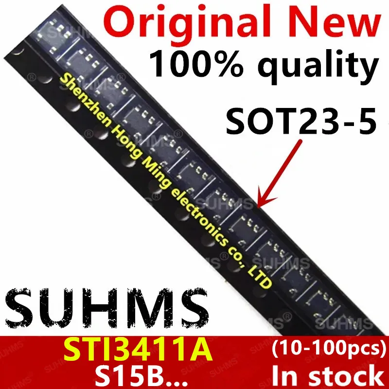 

(10-100piece)100% New STI3411A S15B... sot23-5