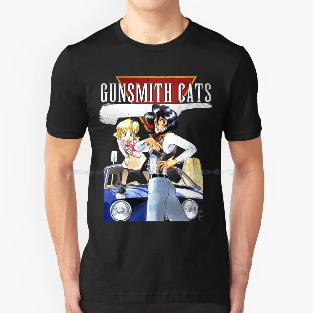 90s GUNSMITH CATS ヴィンテージ Tシャツ 漫画 アニメ Vintage Gunsmith Cats T Shirt 100% Cotton Tee Gunsmith Cats Anime