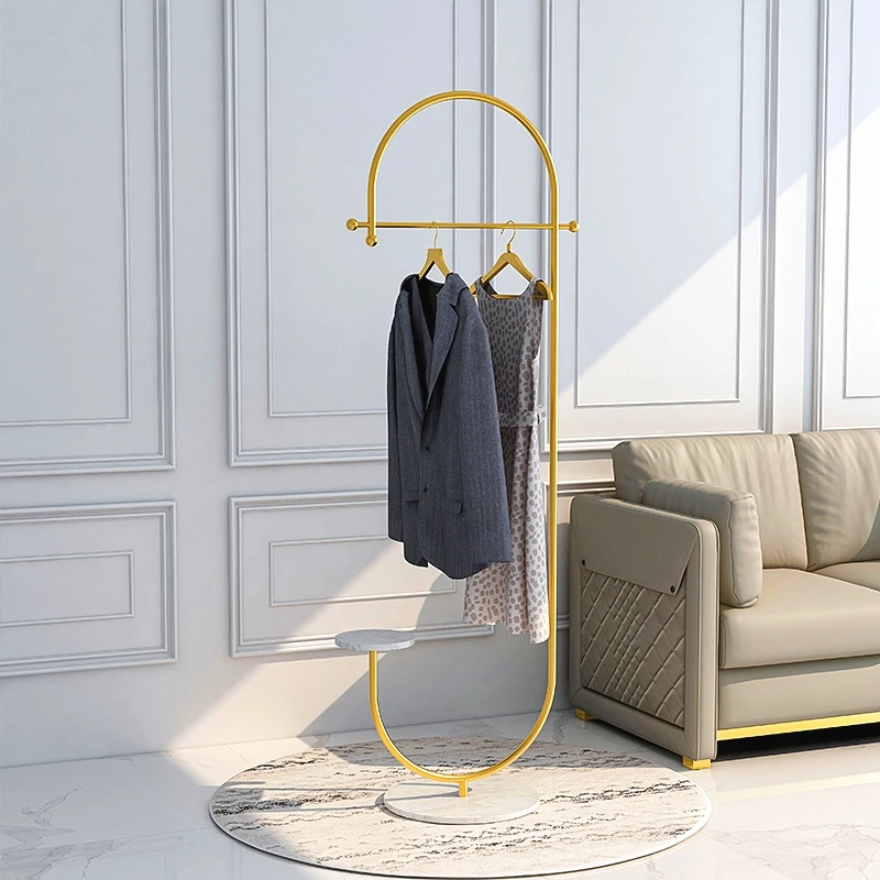 Clothes and hats rack, floor to ceiling, bedroom, light luxury, hanging clothes rack, minimalist modern clothes rack, internet f