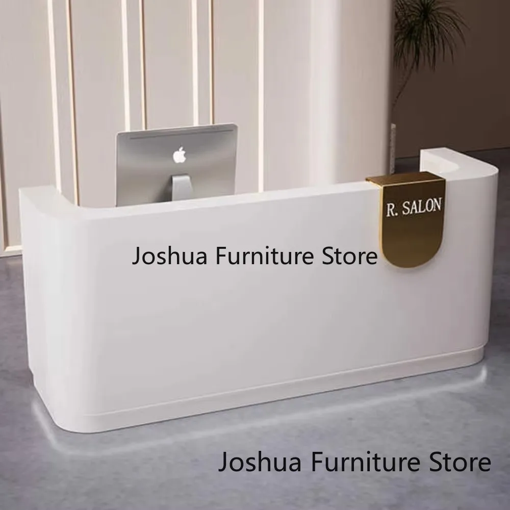 Luxury American Reception Desk Shop Multifunctional Reception Counter Modern Decorative Banco Reception Office Furniture
