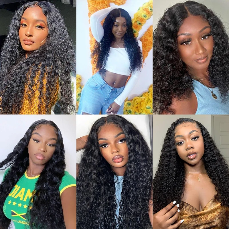 13x6 HD Lace Frontal Human Hair Wigs Water Wave 13x4 Transparent Lace Frontal Human Hair Wigs Brazilian Wigs On Sale For Women