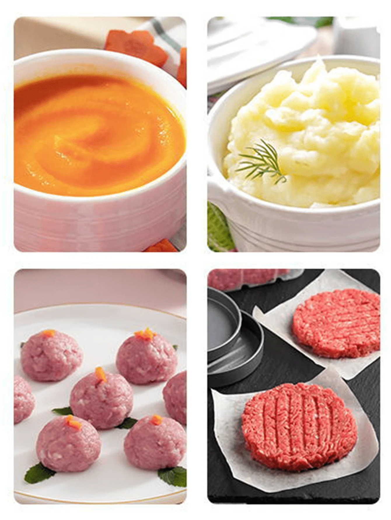 خلاط يدوي سوكاني 1714، سرعتين، 5 في 1، خلاط يدوي، خفق، مفرمة لحم، كوب قياس #3