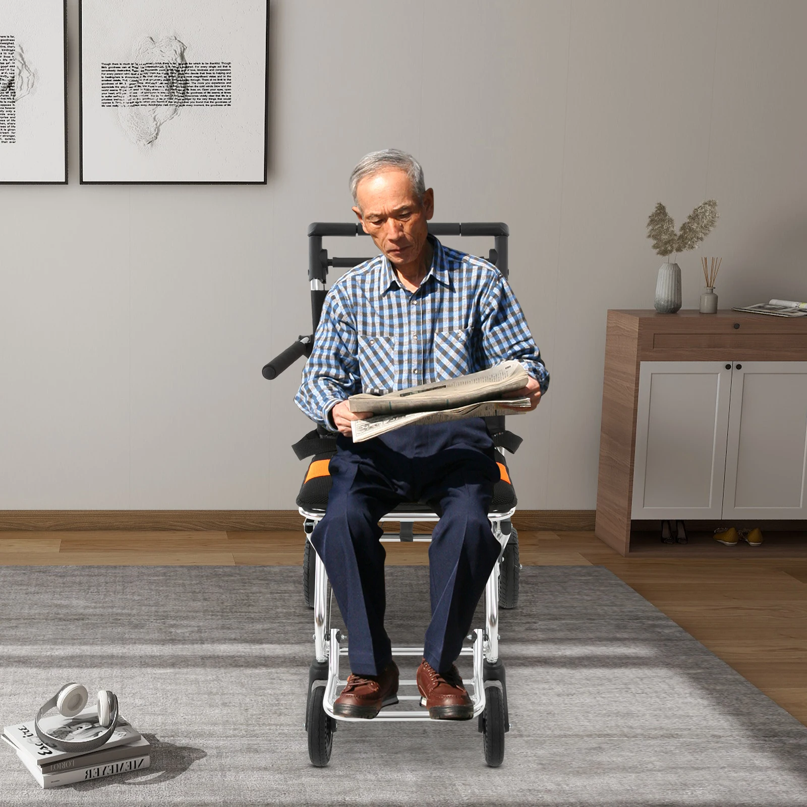 Portable Folding Wheelchair 3