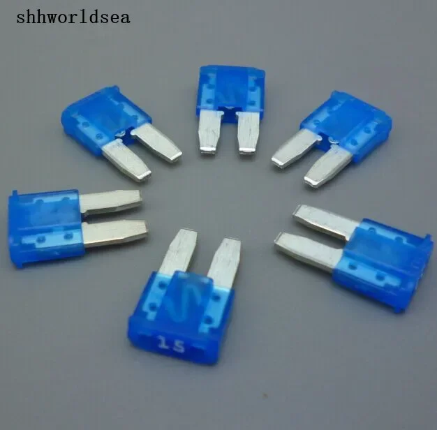 worldgolden 100pcs 8mm 15A  auto micro2 Mini Blade Fuse  Car fuse  for  mondeo for ford