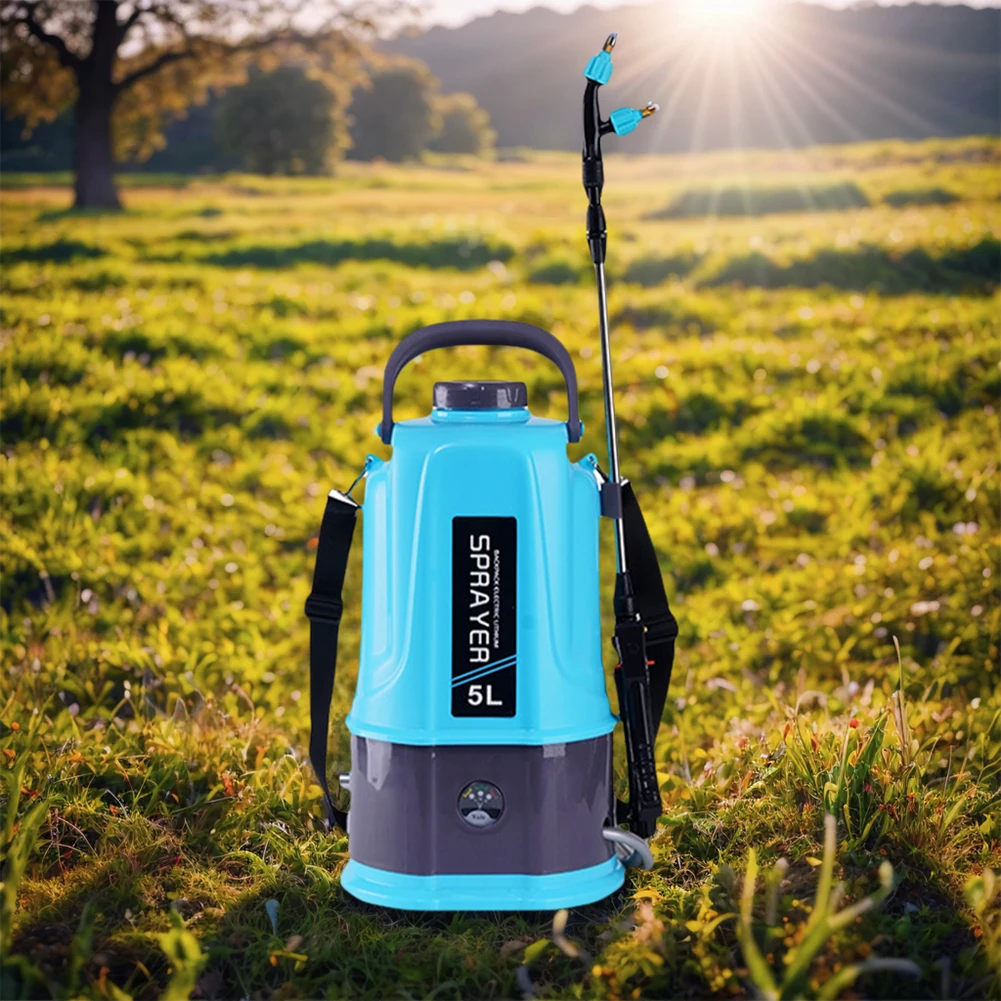 

5L Electric Sprayer Rechargeable Battery Powered Sprayer with Adjustable Shoulder Strap Water Sprayer for Yard Lawn and Garden