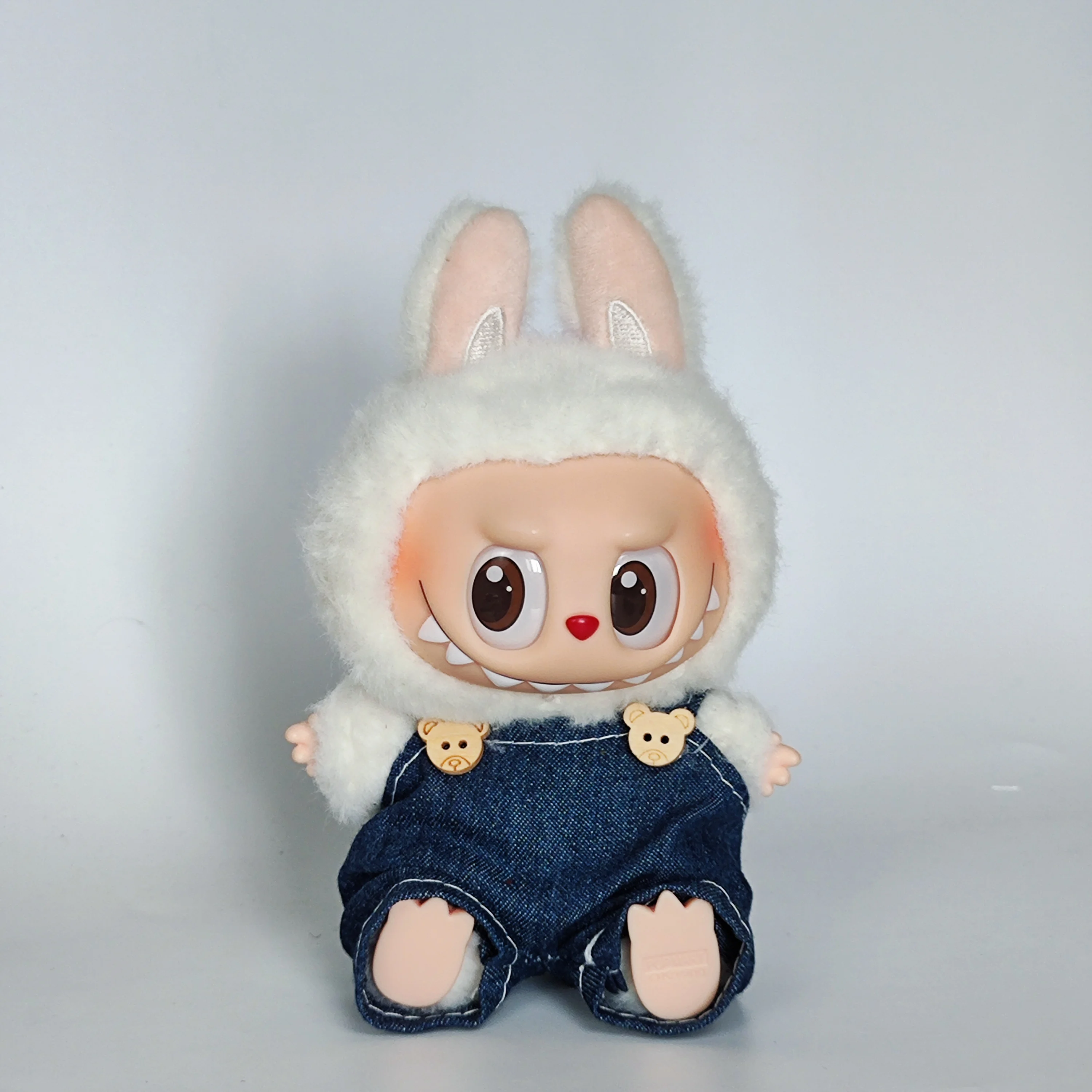 Мини-плюшевая кукла, аксессуары для одежды для Кореи Kpop EXO Labubu V1 V2, комбинезон с изображением идола, подарок
