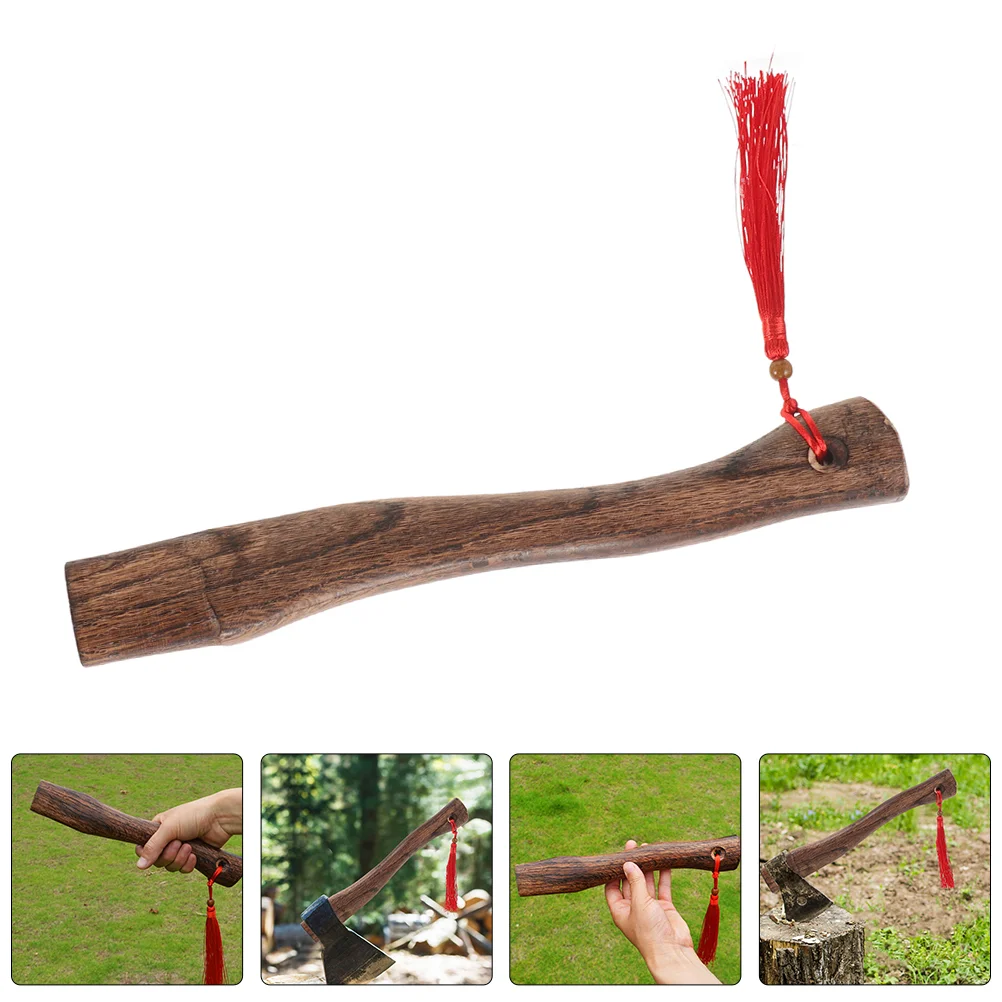 

Solid Wood Ax Handle Slaters Wooden Axe Accessory for Woodworking Handles Tool Carbonized