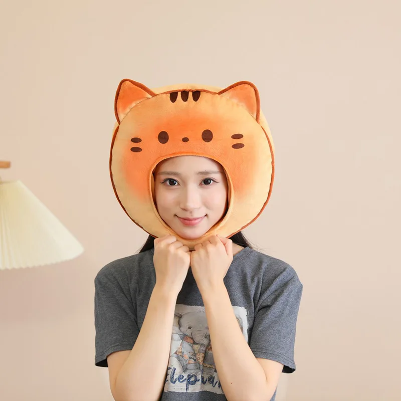 버터 비스킷 고양이 머리 장식 사진 소품 만화 모자 사진 촬영 의상 공연 액세서리