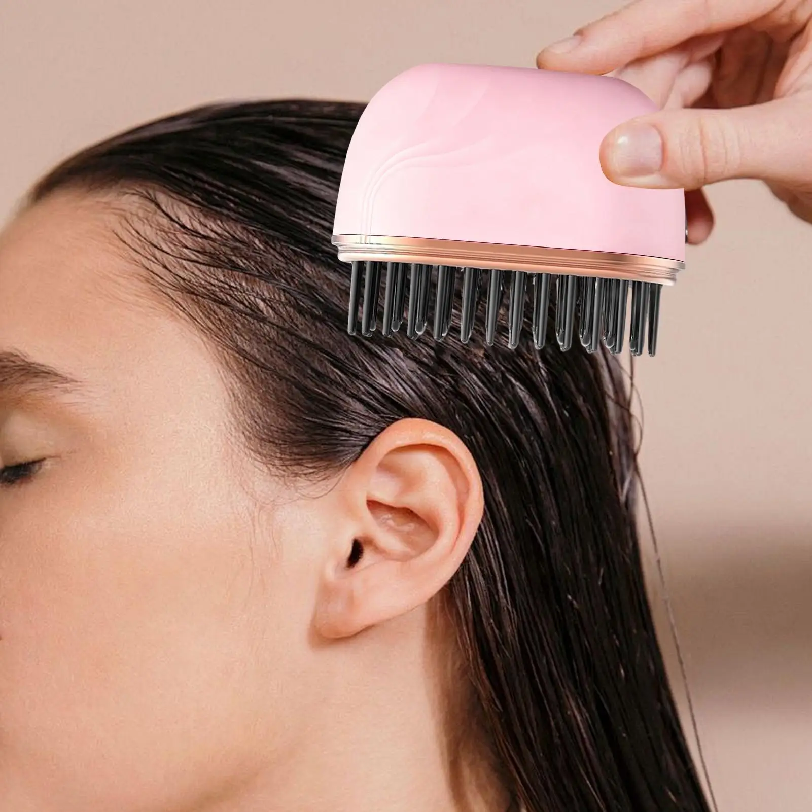 

Rechargeable Straightener Brush, 3-Level Anti-Scald Straightening Comb for Salon Styling at Home, Portable for Vacation, Travel