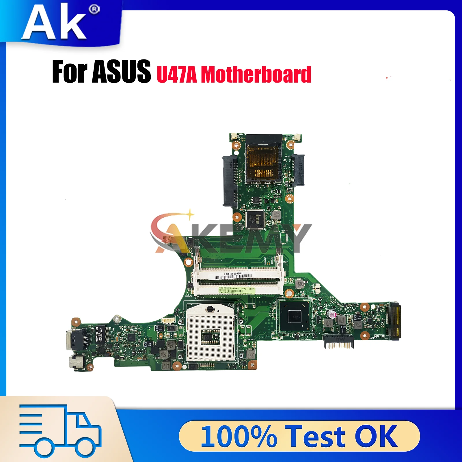

Материнская плата для ноутбука U47A для ASUS U47A U47, материнская плата для ноутбука, этот товар в наличии, 100% тестирование, ОК, быстрая доставка, высокое качество