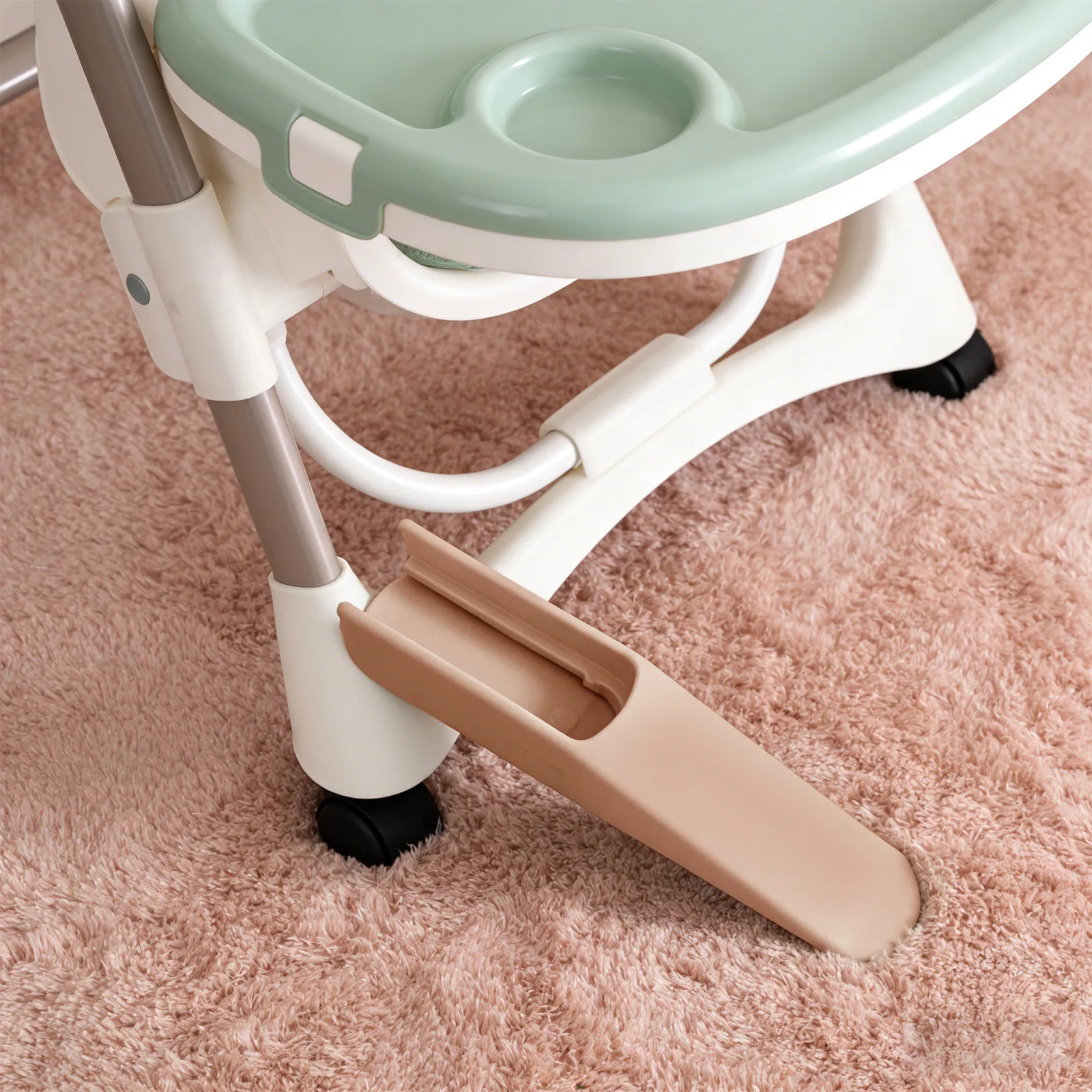 

2Pcs High Chair Leg Extenders for Dining Chair Anti-Tilt Safety Pads Non-Slip Floor Protectors for Hardwood Tile Laminate