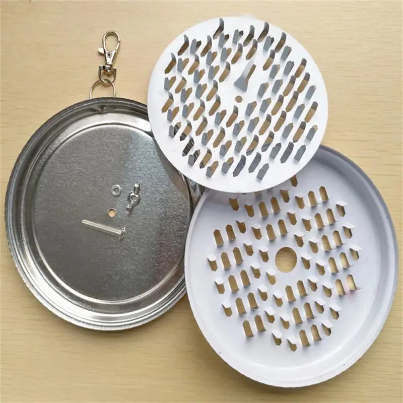 

2PCS Mosquito Coil Holder With Spring Buckle Anti-mosquito Tools Durable And Heat Safe Metal Repellent Incense Plate Tray