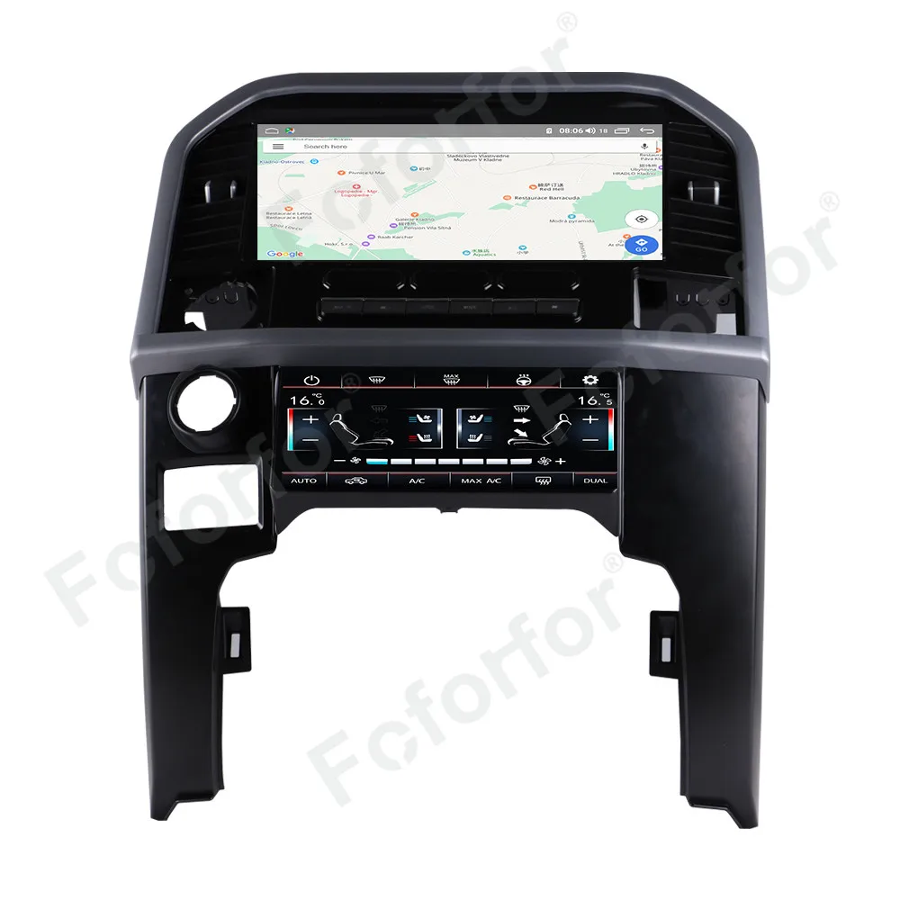 13.1 Inch Dual Screen For Ford F150 2012-2015 Android 14.0 Auto Upgrade Car Radio Multimedia Player CarPlay GPS Navi Heat Unit