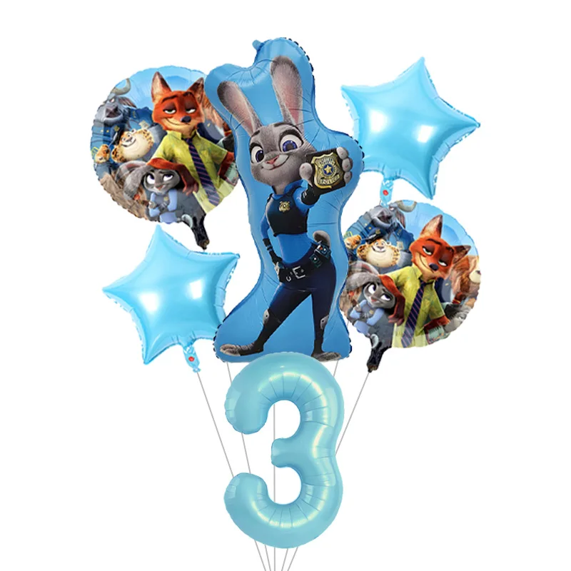 Zootopia Animal Cartoon Balloon Arch Garland Kit for Birthday Party Wedding Baby Shower Festival Party Home Decor Supplies view 4