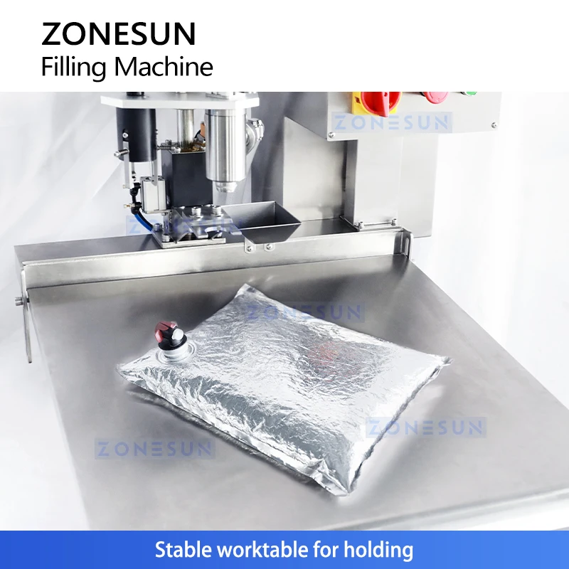 Zonesun ZS-BIB01M Zak In Doos Vulkraan Tuit Zakje Vulmachine Bib Filler Dranken Waterzak In Doos Verpakkingsapparatuur