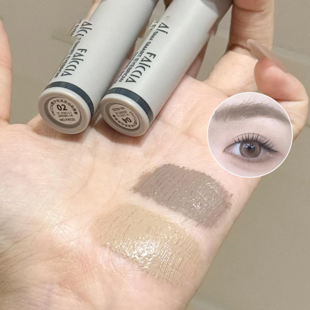 천연 눈썹 염료 젤 방수 땀 방지 얼룩 없음 비 페이딩 정의 개별 모발 야생 눈썹 젤 뷰티 화장품