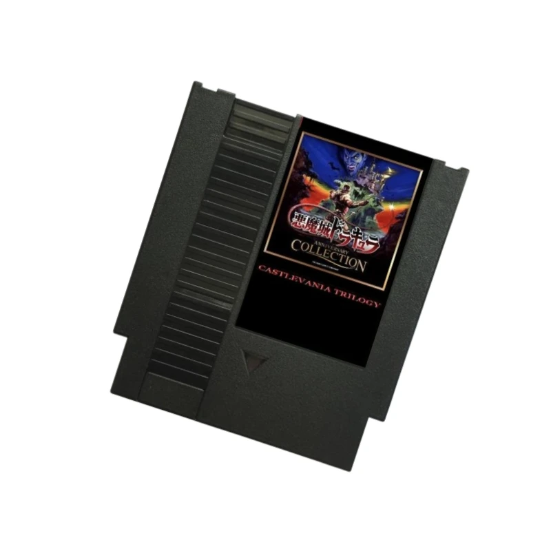 CASTLEVANIA I, II, III, V, 30TH, 1, 2, 3, 5 COLLECTION 48 in 1 Game Cartridge for NES Console 72Pins Video Game Card