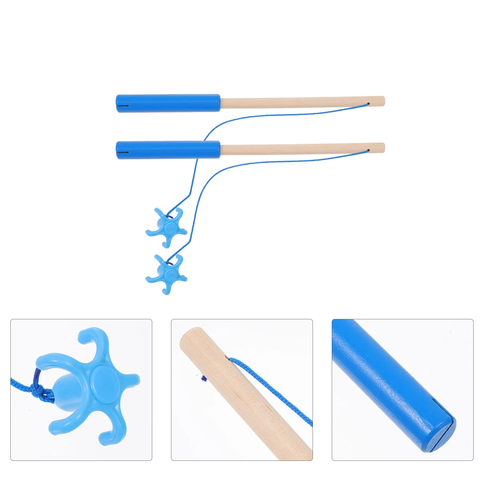 2-delig visspeelgoed voor kinderen, magnetische spelhengel, speelbalhengels voor meisjespuzzel