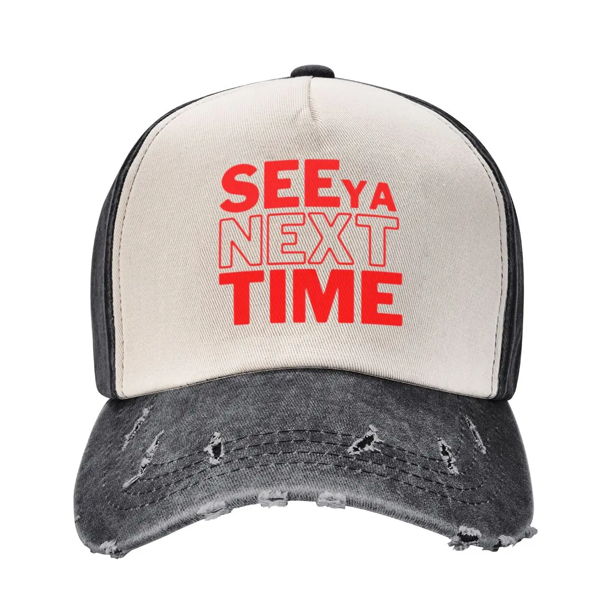 

kwik trip see you next time Baseball Cap Custom Cap Streetwear Sun Cap Men Women's
