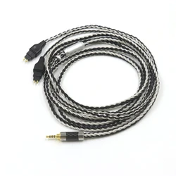 New Upgrade Replacement 16 Core Cable For Sennheiser HD414 HD650 HD600 HD580 HD565 HD545 HD535 HD525 HD265 HD25 Headphone Audio