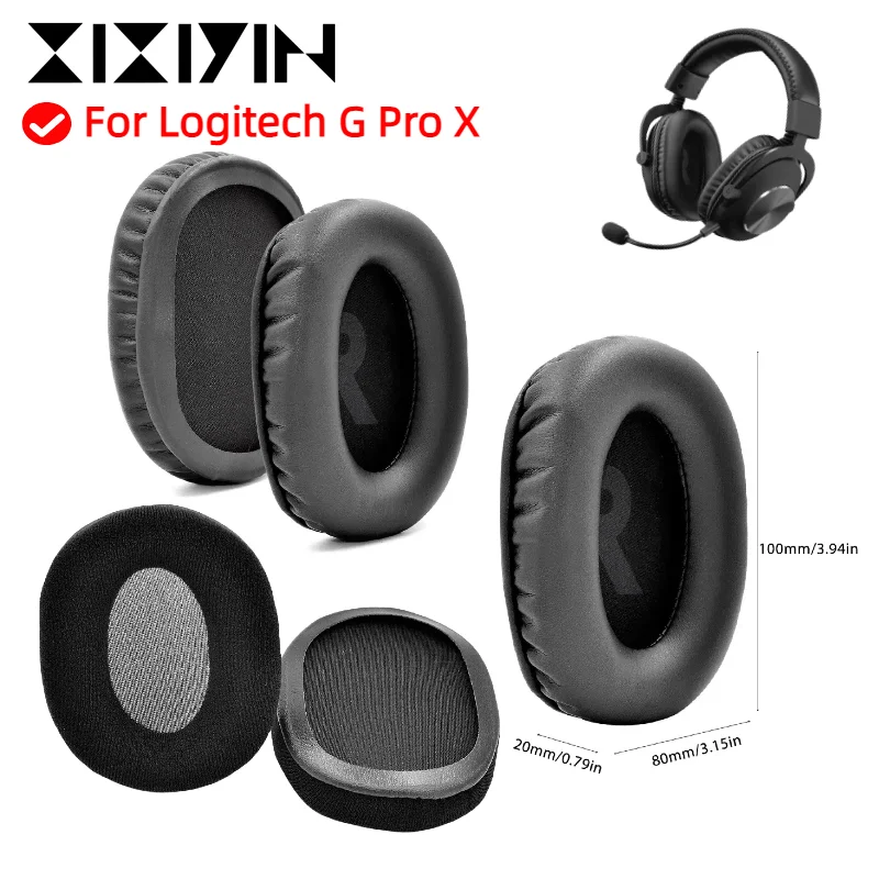 

Replacement Earpads for Logitech G Pro X Headphones Mesh / Ice gel / Leather Ear Cushion Pads