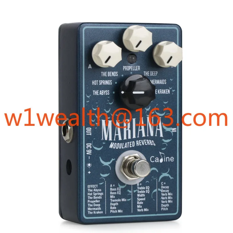 Modulowany cyfrowy pedał efektów gitarowych Reverb CP-507