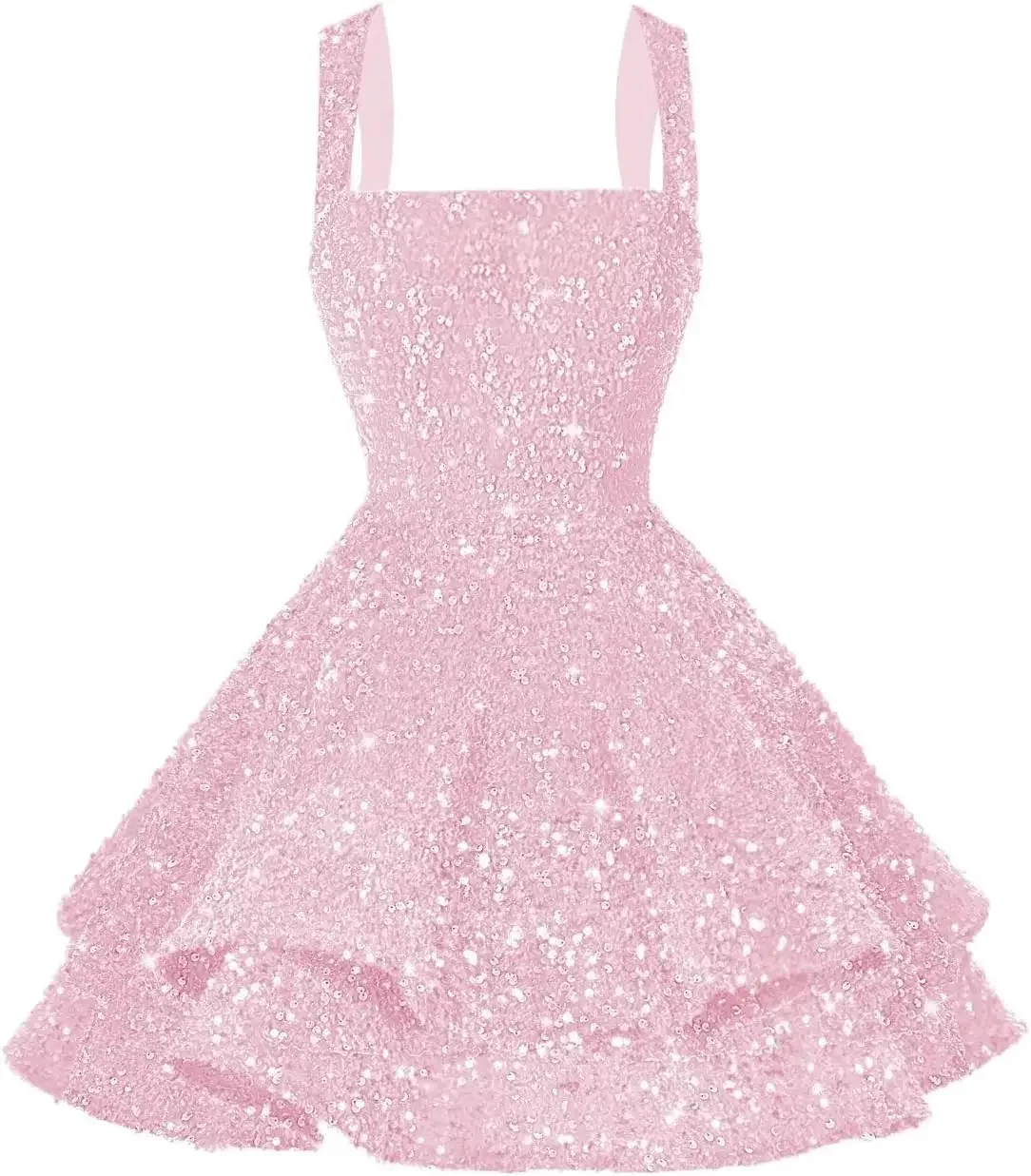 Teens Sequin Short Homecoming Dresses 16 Photo Shoot Tiered Cocktail Party Dress Cocktail Dresses Evening Gown Graduation Dress