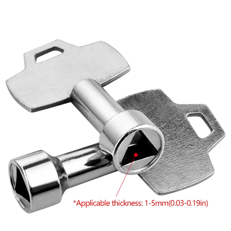 Elevator Distribution Cabinet Lock Train Lock Water Meter Valve Internal Triangle Key MS705 Rotary Tongue Lock Key wrench