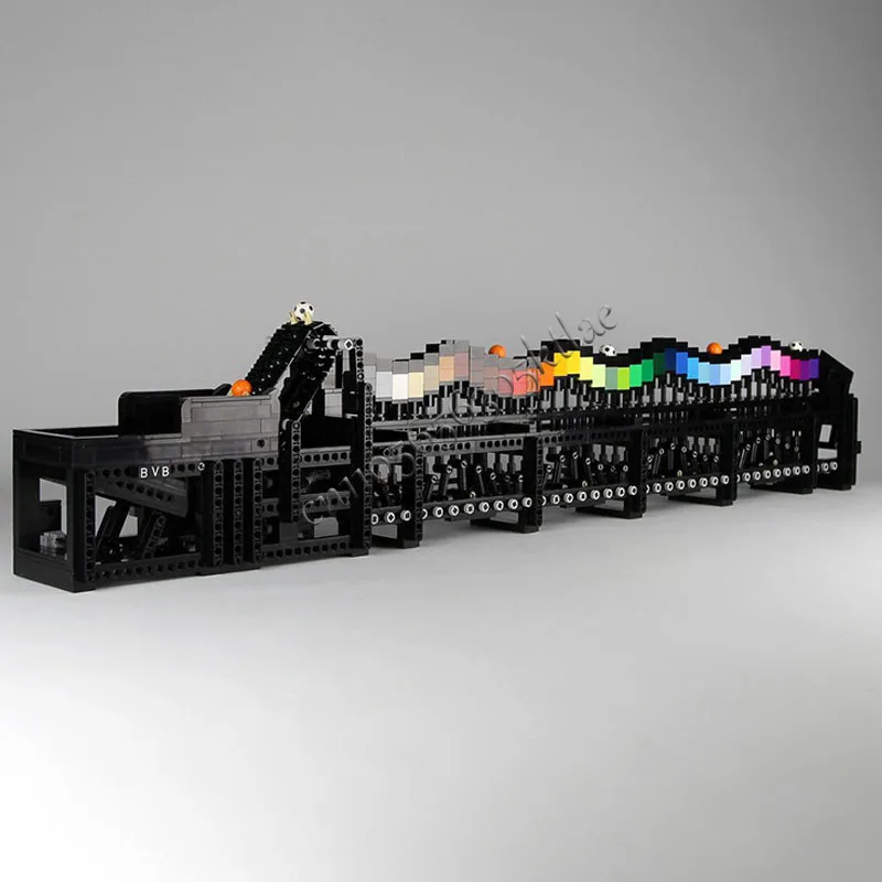 1988 قطعة MOC سلسلة الهندسة المعمارية قوس قزح جسر نموذج الإبداعية بنة لعبة التجميع التعليمية للأطفال هدايا المهرجان #2