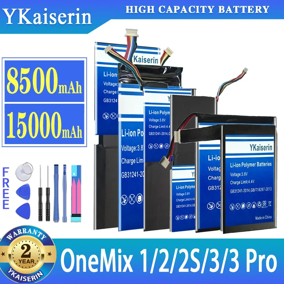 

YKaiserin Battery for One-Netbook OneMix 1 2 3 2S OneMix2S OneMix1 OneMix2 OneMix3 OneMix 3 PRO 3PRO OneMix3 PRO Batteria