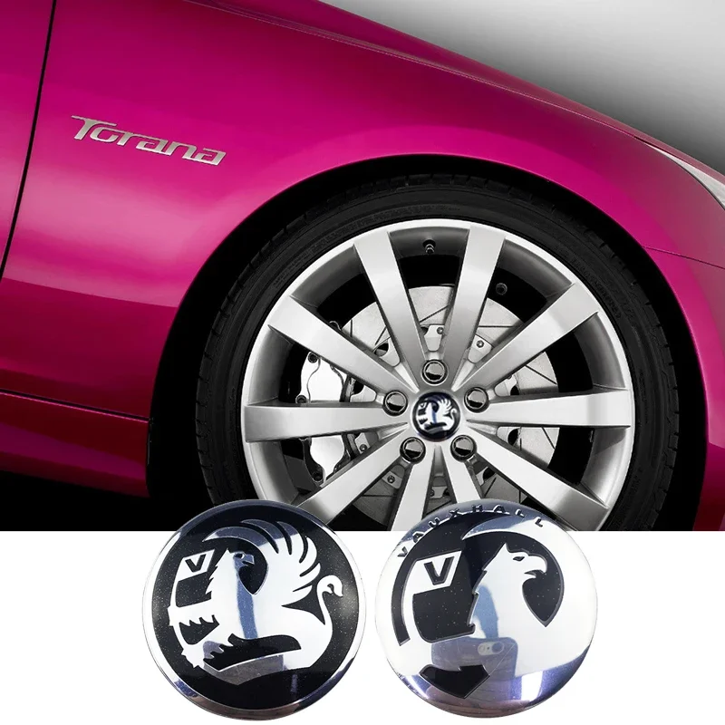 56mm Car Wheel Center Hub Cap Stickers Decal for Vauxhall Astra H J G VectraC Insignia Zafira Corsa Meriva Exterior Accessories