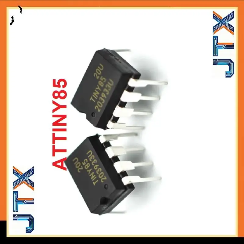 2-5PCS/LOT 8-bit microcontroller MCU ATTINY85 20PU DIP8  TINY85 ATTINY85-20PU