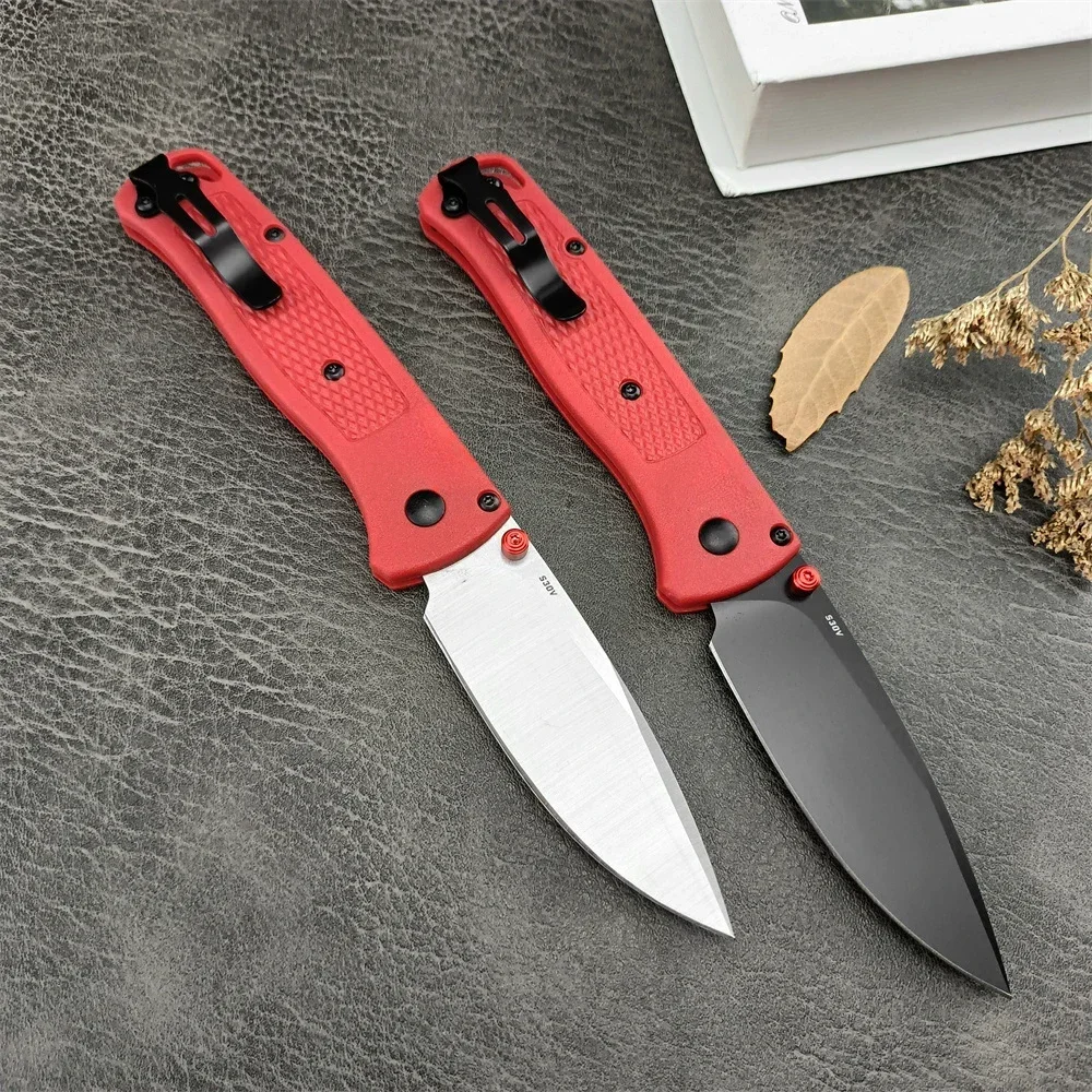 BM 535 Bugout High Quality Folding Pocket Knife 440C Steel Blade Nylon Fiber Handle Outdoor Knife Camping Portable Tool