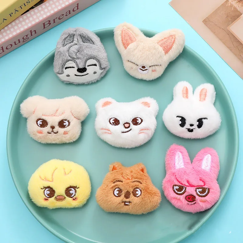 Stray kids skzoo new cartoon doll brooch skzoo doll animal head