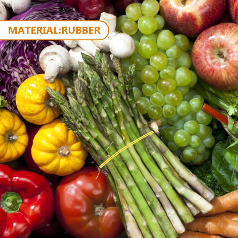 

300pcs Elastic Rubber Bands Heavy Duty Strong Large Thick Household Office Reusable Stretchy Bands For Home Office Trash