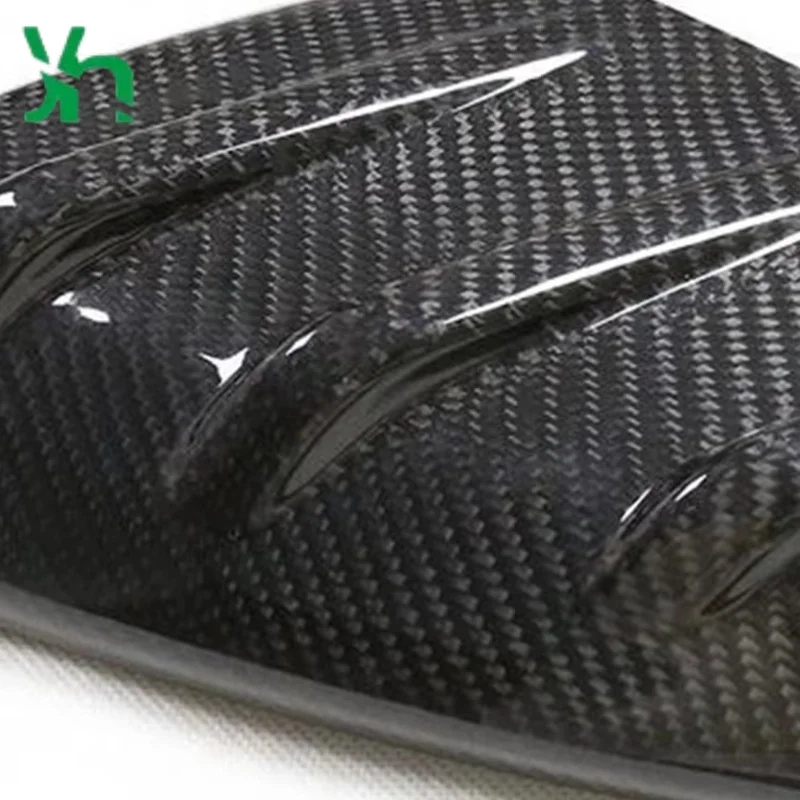 ホンダ 10 世代目シビック 2016-21 用ドライカーボンファイバーリアビューカバー交換品