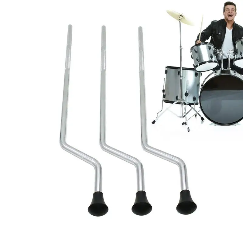 

Drum Support Leg 3pcs Rustproof Floor Drum Support Legs Ensure Percussion Drum Stability Maintenance Leg Replacements For