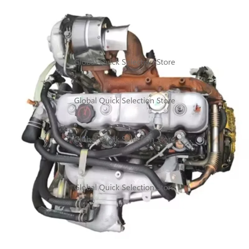 Original Japan Used Dies-el Engine C240 4BD1 4JB1 4JB1T 6BG1 for Isu Zu Die-sel Truck Engine with Gearbox 2